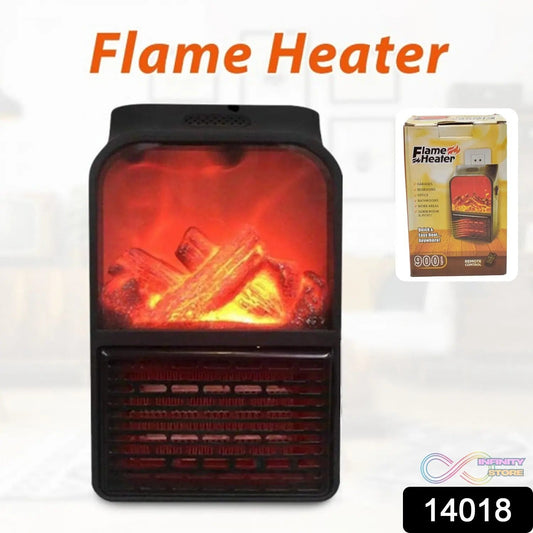 Portable Electric Fireplace lamp LED Flame Heater (900w / 1 Pc) - infinityexculsivestore.com