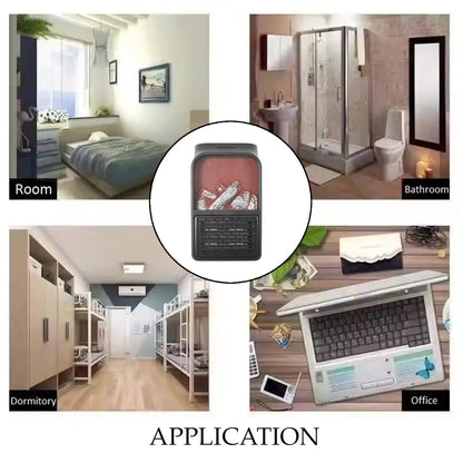 Portable Electric Fireplace lamp LED Flame Heater (900w / 1 Pc) - infinityexculsivestore.com