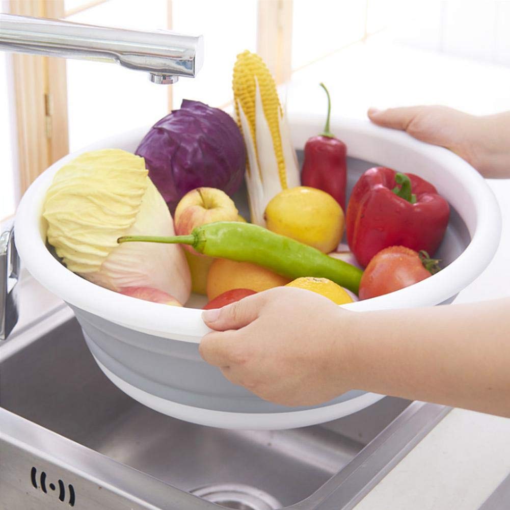 Portable Folding Wash Basin for Travel, Lightweight Water Basin for Clothes & Vegetables - infinityexculsivestore.com