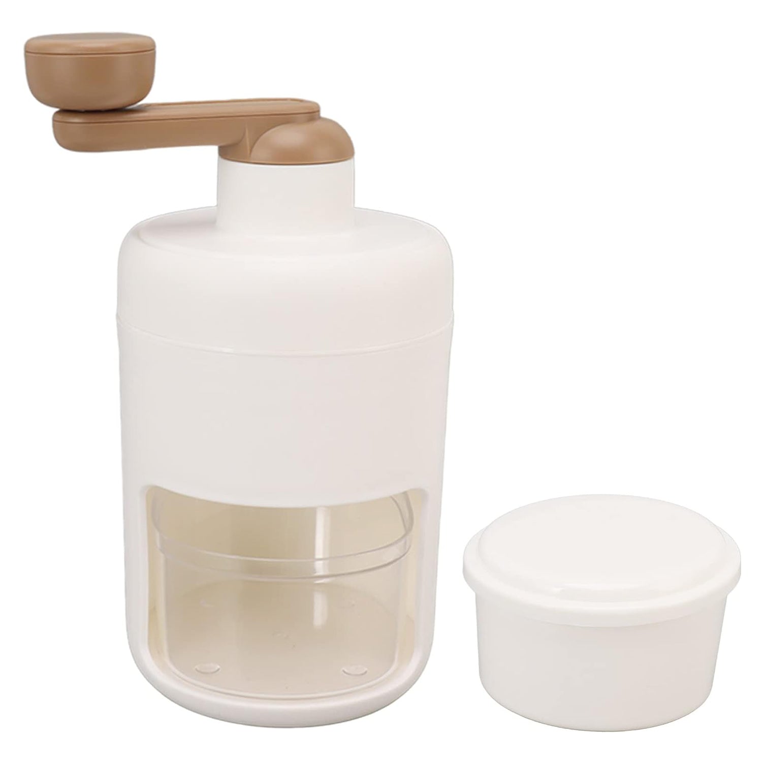 Portable Gola Maker Ice Crusher and Shaved Ice Machine, Hand Shaved Ice Machine Manual Fruit Smoothie Machine Mini Household Ice Shaver Small Ice Crusher - infinityexculsivestore.com