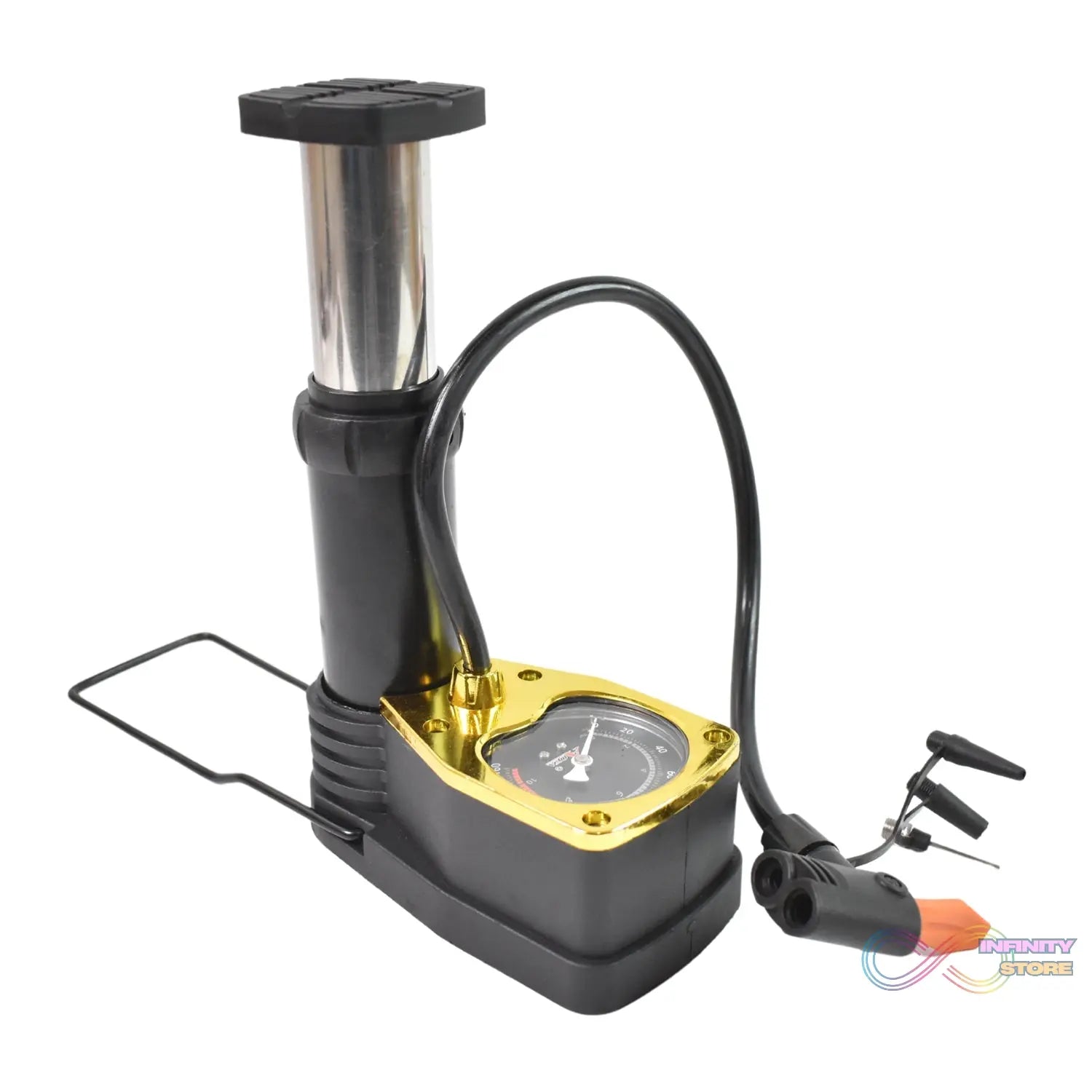 Portable High Pressure Foot Air Pump with Needle (1 Pc) - infinityexculsivestore.com