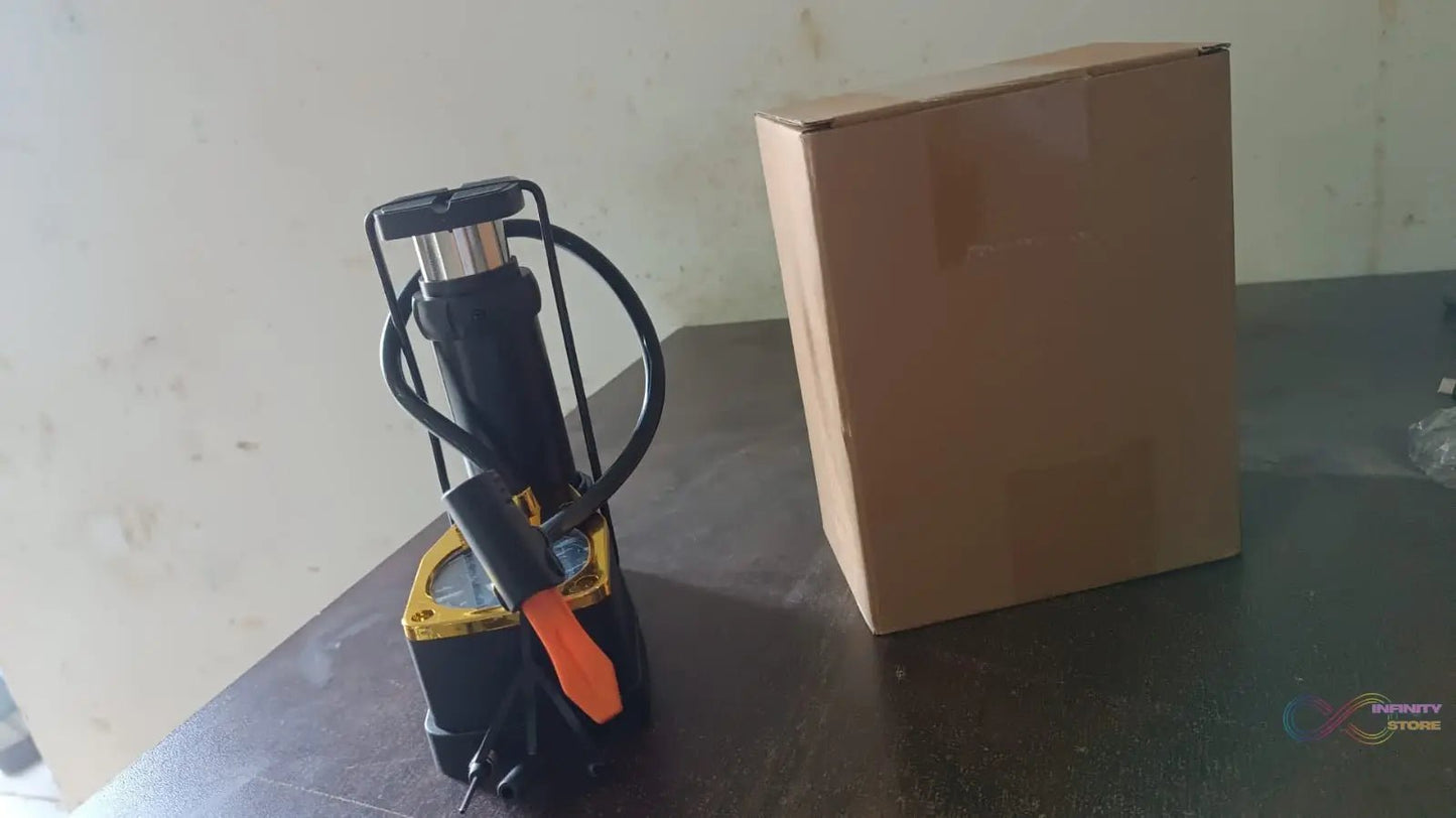 Portable High Pressure Foot Air Pump with Needle (1 Pc) - infinityexculsivestore.com