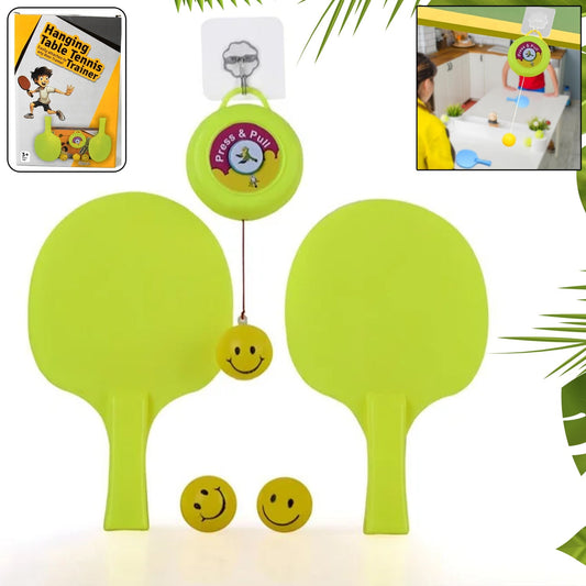 Portable Indoor Hanging Table Tennis with Three Ball, Table Tennis Self Training Set - infinityexculsivestore.com