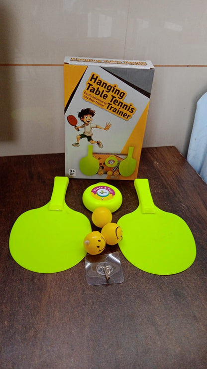 Portable Indoor Hanging Table Tennis with Three Ball, Table Tennis Self Training Set - infinityexculsivestore.com
