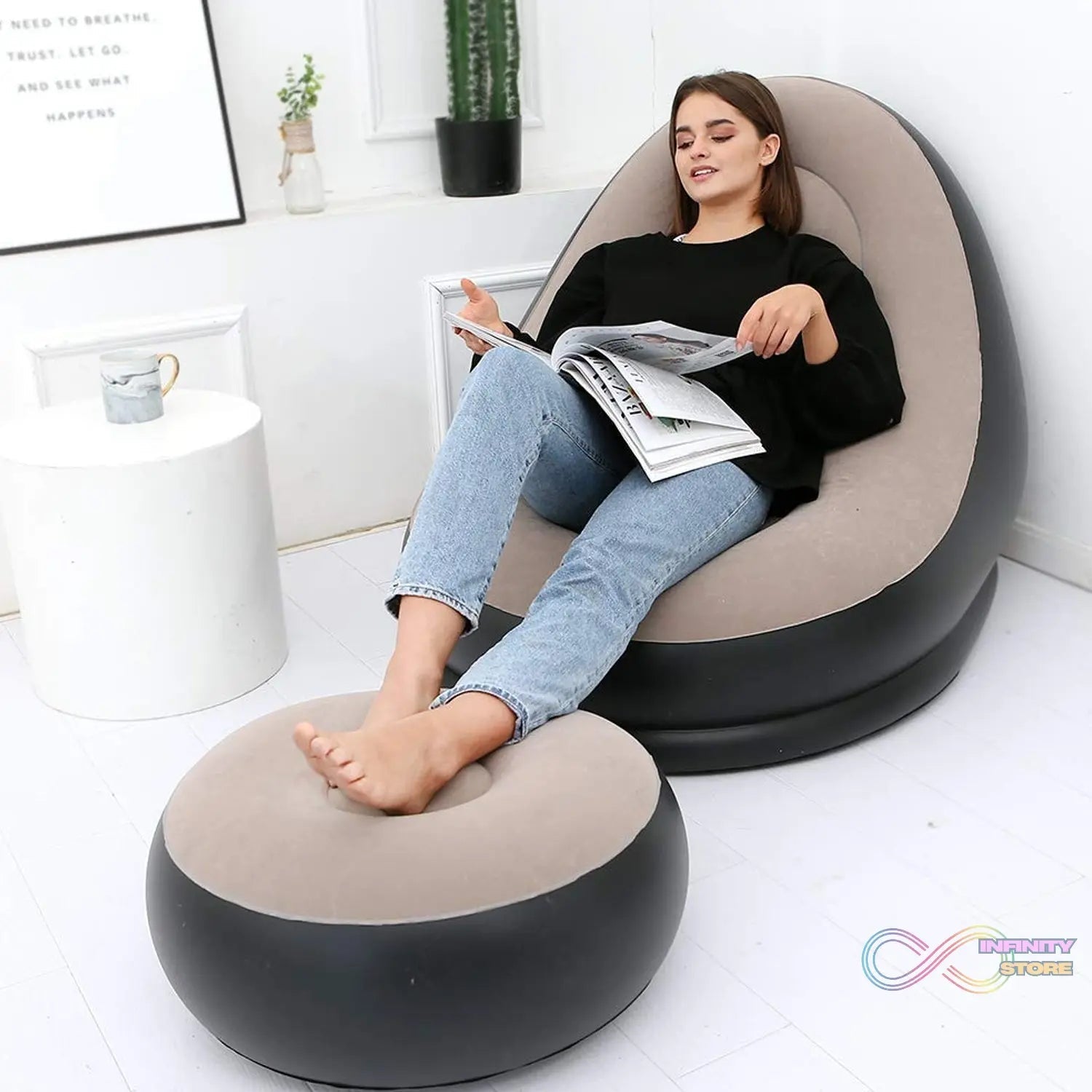 Portable Indoor/Outdoor Air Sofa, couch - infinityexculsivestore.com