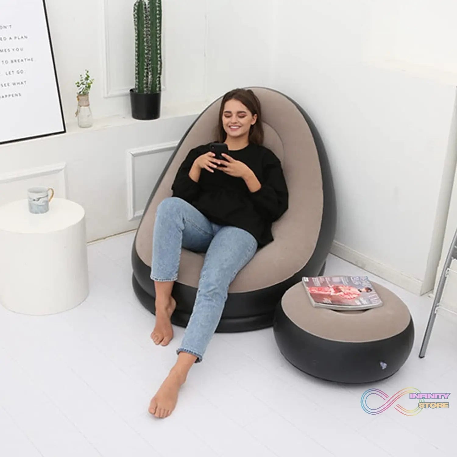 Portable Indoor/Outdoor Air Sofa, couch - infinityexculsivestore.com