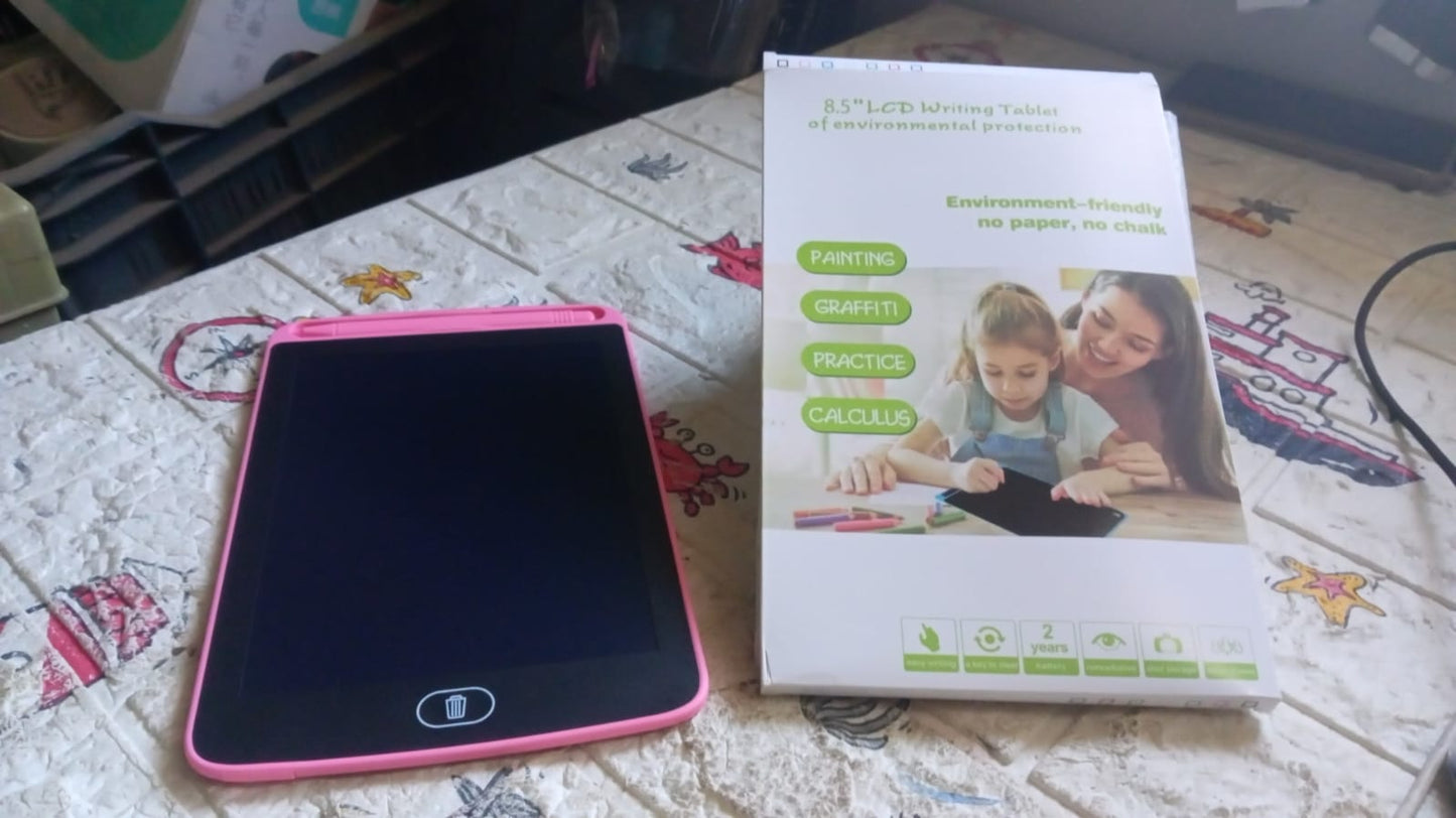 Portable LCD Writing Board Slate Drawing Record Notes Digital Notepad with Pen Handwriting Pad Paperless Graphic Tablet for Kids (8.2 inch) - infinityexculsivestore.com