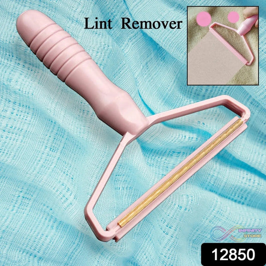2in1 Portable Lint Remover for Home Use | Use for Removing Lint Dust in Furniture and Wool Clothes Sweater Carpet | Woolen Fabrics Brush Sticky Lint Roller with Long Handle (1 Pc) - infinityexculsivestore.com