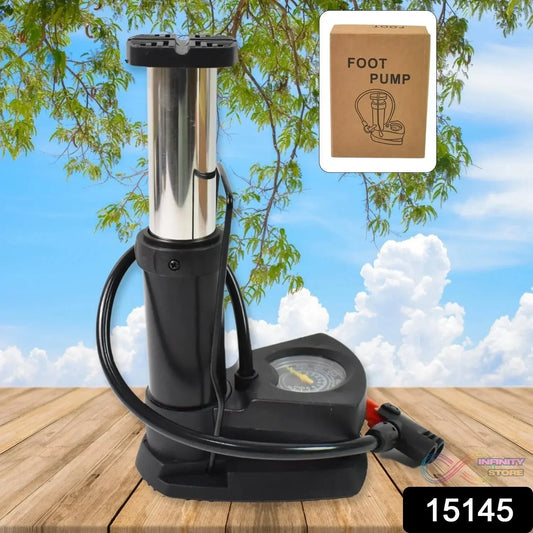 Portable Mini Bike Pump / Cycle Pump Foot (1 Pc) - infinityexculsivestore.com
