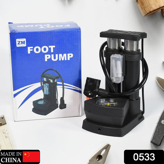 Portable Mini Bike Pump with Gauge - infinityexculsivestore.com