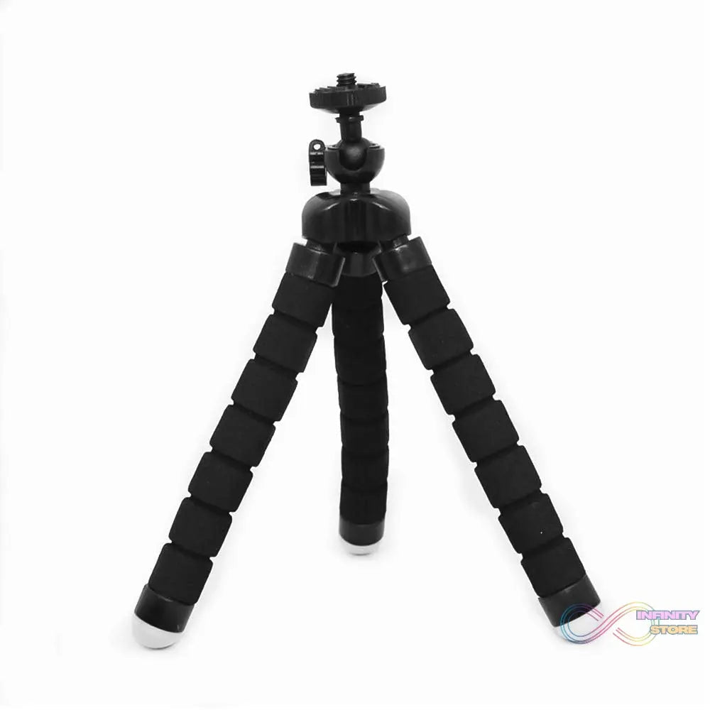Portable Mini Octopus Tripod Stand with Phone Holder for Live Selfie, Mobile Phone Portable and Adjustable Stent - infinityexculsivestore.com