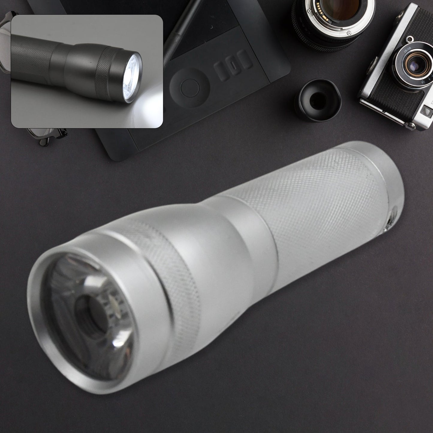 Portable Mini Torch / Flashlight LED Powerful High Lumens Pen Light Easy To Carry, Portable Pocket Compact Torch for Emergency 3 Battery operated (Battery not included / 1 pc) - infinityexculsivestore.com