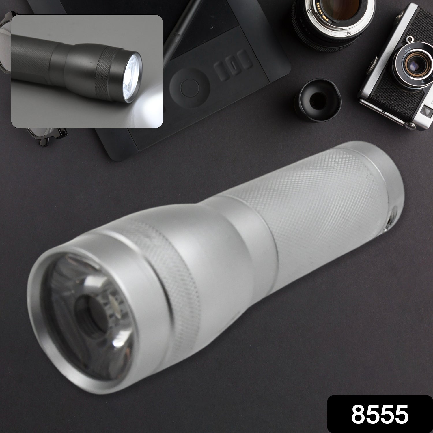 Portable Mini Torch / Flashlight LED Powerful High Lumens Pen Light Easy To Carry, Portable Pocket Compact Torch for Emergency 3 Battery operated (Battery not included / 1 pc) - infinityexculsivestore.com