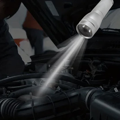 Portable Mini Torch / Flashlight LED Powerful High Lumens Pen Light Easy To Carry, Portable Pocket Compact Torch for Emergency 3 Battery operated (Battery not included / 1 pc) - infinityexculsivestore.com