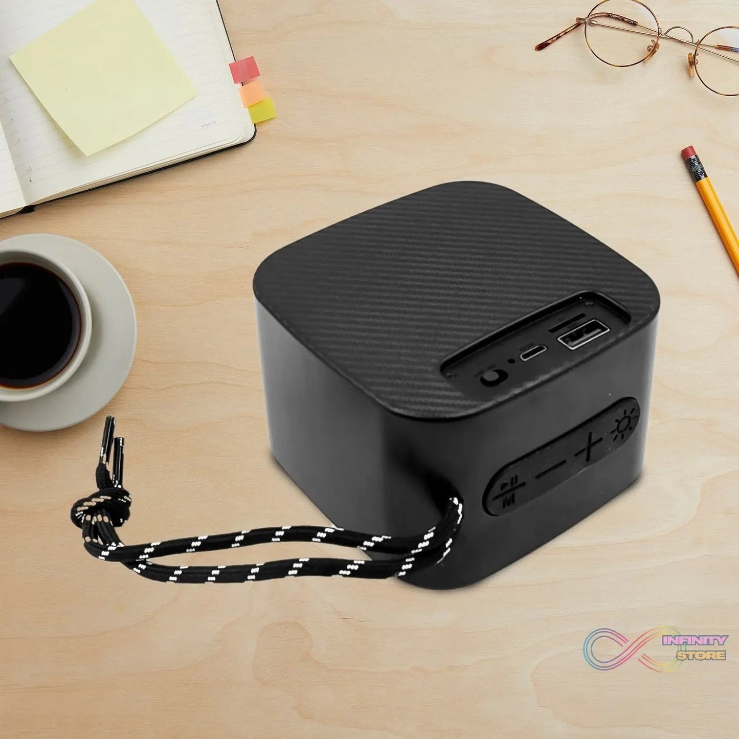 Portable Mini Wireless Bluetooth Speaker (Multicolor / Pack of 1) - infinityexculsivestore.com