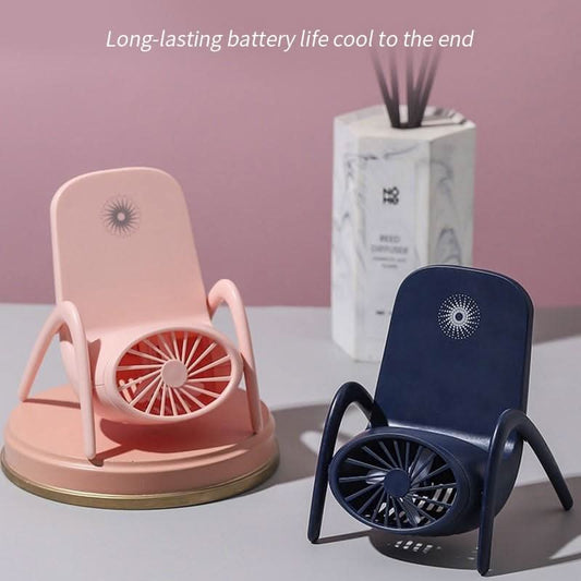 Portable Mobile Phone Holder Fan Personal Fan Multi - Function Fan Handheld Charging Fan (Battery Not Include) - infinityexculsivestore.com