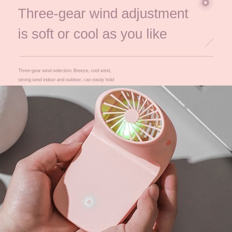 Portable Mobile Phone Holder Fan Personal Fan Multi - Function Fan Handheld Charging Fan (Battery Not Include) - infinityexculsivestore.com