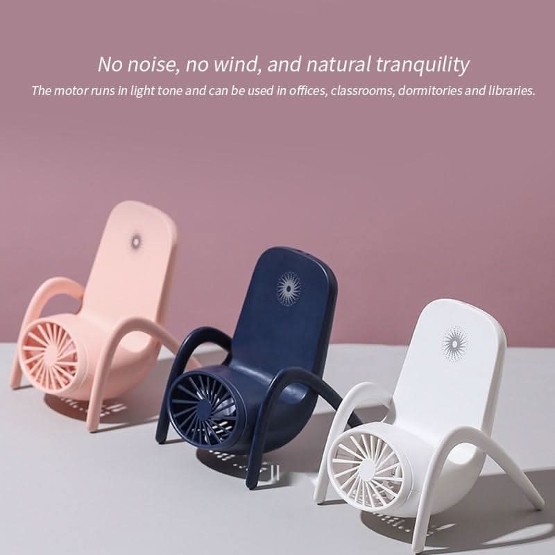 Portable Mobile Phone Holder Fan Personal Fan Multi - Function Fan Handheld Charging Fan (Battery Not Include) - infinityexculsivestore.com