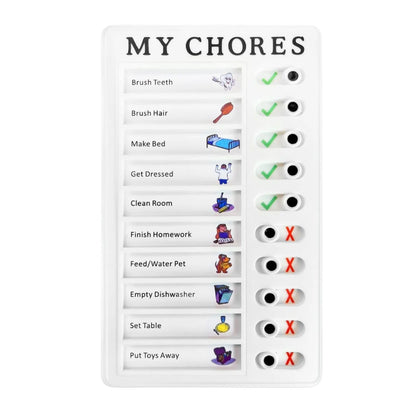 Portable My Chores Home Note Board Management Planning Memo Boards Reminding Time. (Size : - 20x12Cm) - infinityexculsivestore.com