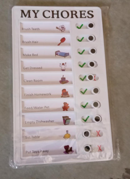 Portable My Chores Home Note Board Management Planning Memo Boards Reminding Time. (Size : - 20x12Cm) - infinityexculsivestore.com