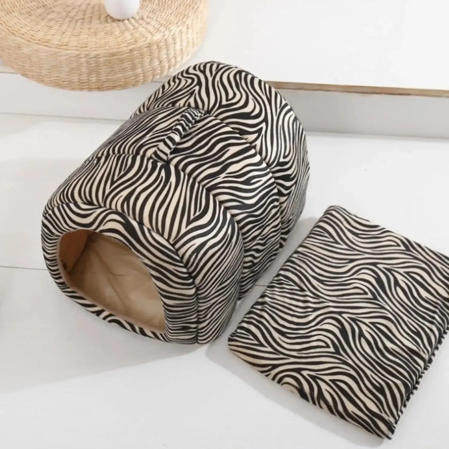 Portable Plush Sponge 3D Pet Bed (1 Set) - infinityexculsivestore.com