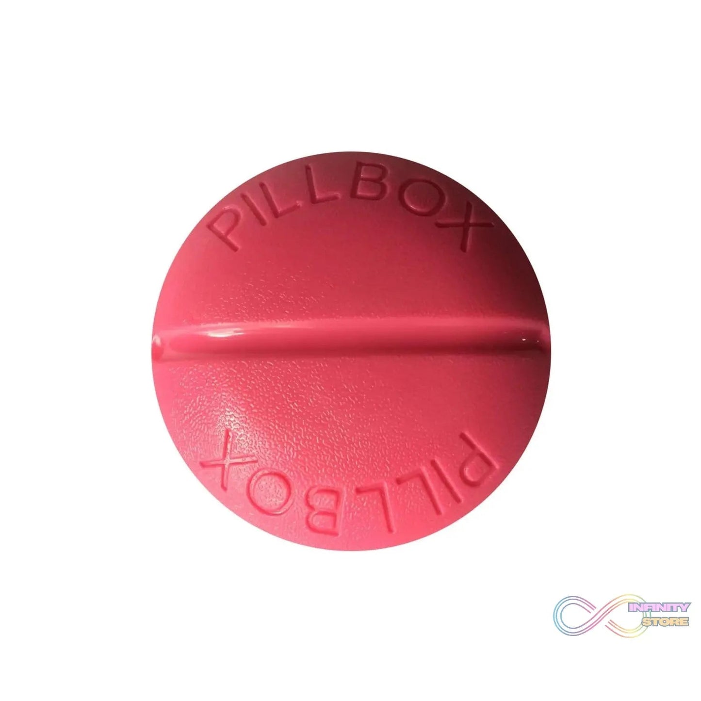 Portable Round Shape 4 Compartments Pill Box (1 Pc) - infinityexculsivestore.com