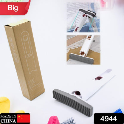 Portable Self - Squeeze Short Mop, Mini Hand Wash - Free Strong Absorbent Mop with 1 Cotton Head, Cleaning Sponge For Bathroom Kitchens Table - infinityexculsivestore.com