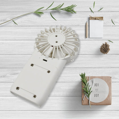 Portable Small Electric Fan, Handheld Fan With 3 Modes USB Rechargeable Mini Student Handheld Class Personal Fan (1 Pc) - infinityexculsivestore.com