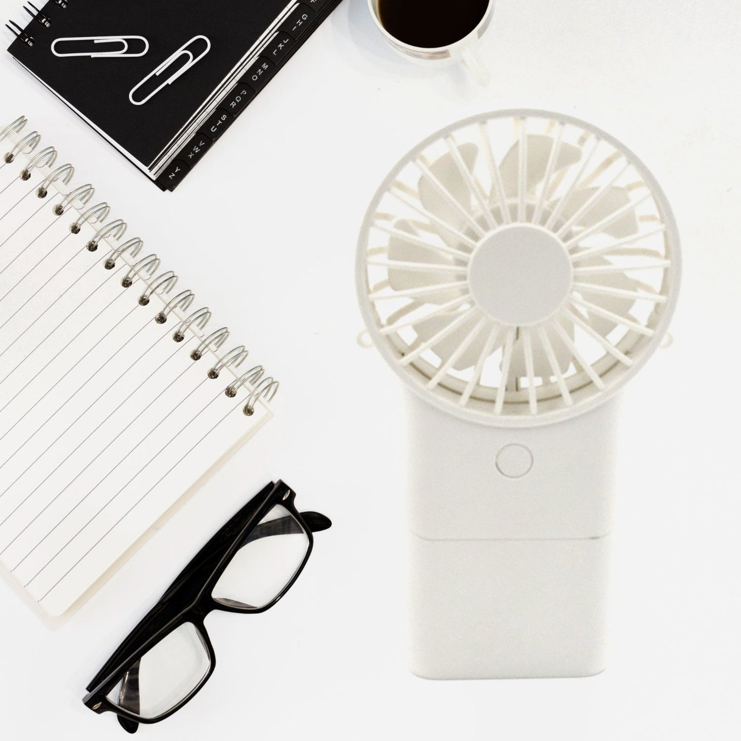 Portable Small Electric Fan, Handheld Fan With 3 Modes USB Rechargeable Mini Student Handheld Class Personal Fan (1 Pc) - infinityexculsivestore.com