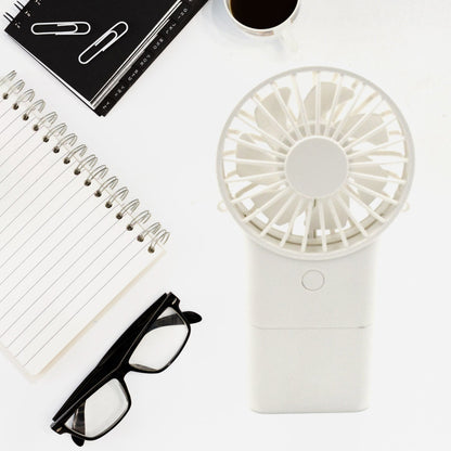 Portable Small Electric Fan, Handheld Fan With 3 Modes USB Rechargeable Mini Student Handheld Class Personal Fan (1 Pc) - infinityexculsivestore.com