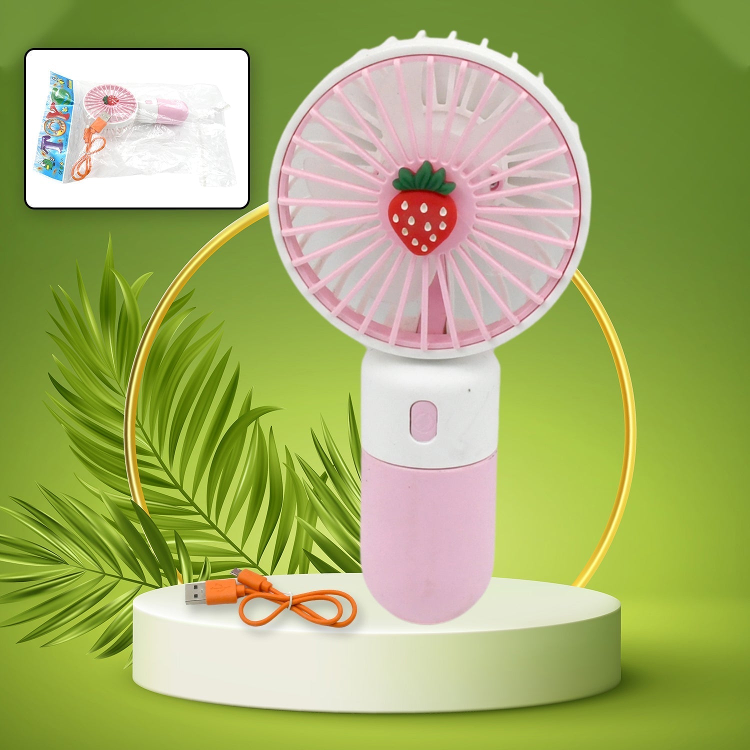 Portable Small Electric Fan Handheld, Rechargeable Mini Student Handheld Dormitory Class Personal Fan - infinityexculsivestore.com