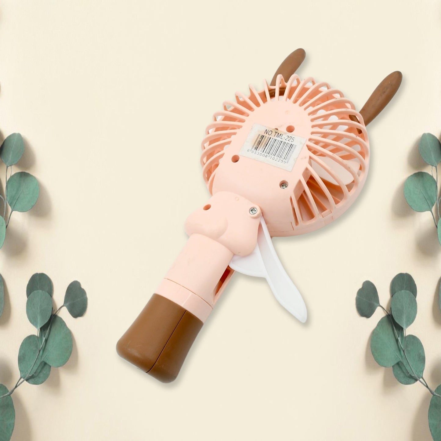 Portable Small Fan Handheld, Mini Student Handheld Dormitory Class Personal Fan Without Battery & USB Cable Operated Manual Hand Press Fan (1 Pc) - infinityexculsivestore.com