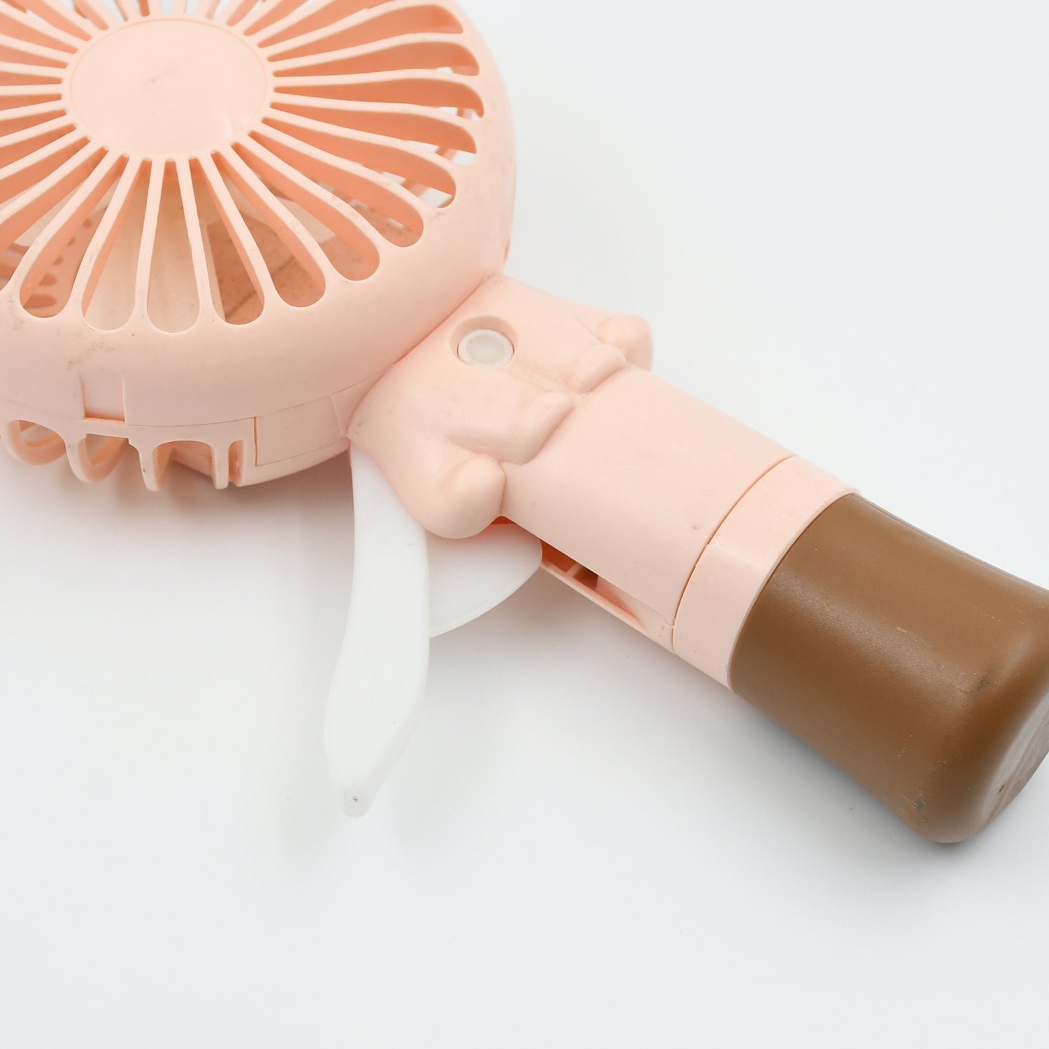 Portable Small Fan Handheld, Mini Student Handheld Dormitory Class Personal Fan Without Battery & USB Cable Operated Manual Hand Press Fan (1 Pc) - infinityexculsivestore.com