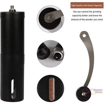Portable Stainless Steel Manual Coffee Grinder (1 Pc) - infinityexculsivestore.com