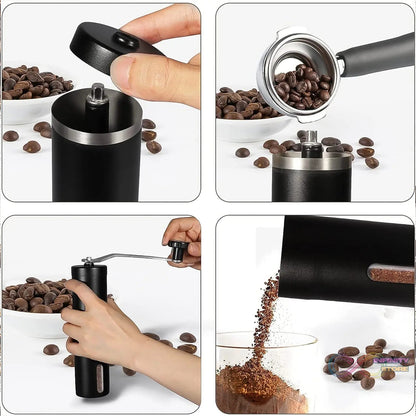 Portable Stainless Steel Manual Coffee Grinder (1 Pc) - infinityexculsivestore.com