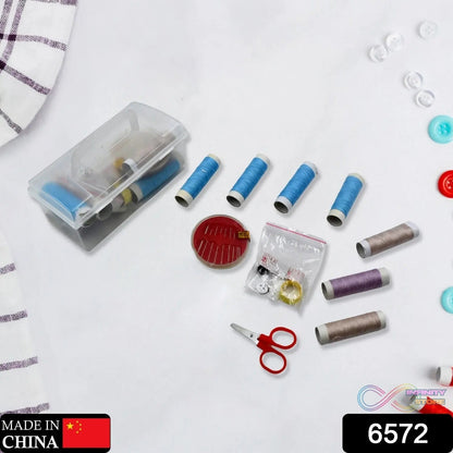 Portable Travel Sewing Kits Box, Sewing Tool Box for Home and Wedding Sewing Kit Essential Sewing Tools - infinityexculsivestore.com