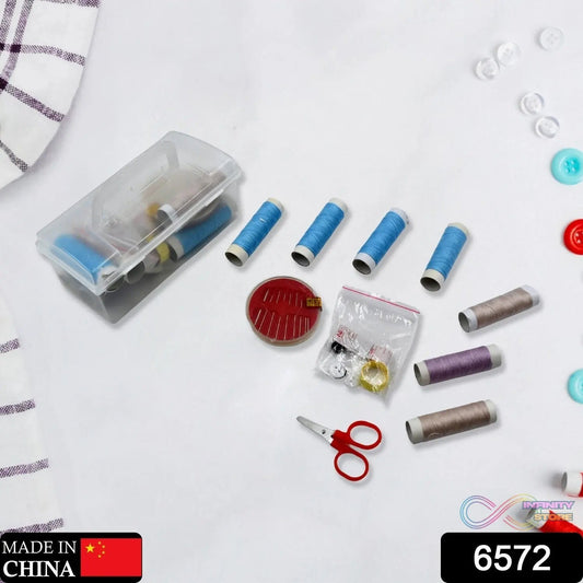 Portable Travel Sewing Kits Box, Sewing Tool Box for Home and Wedding Sewing Kit Essential Sewing Tools - infinityexculsivestore.com