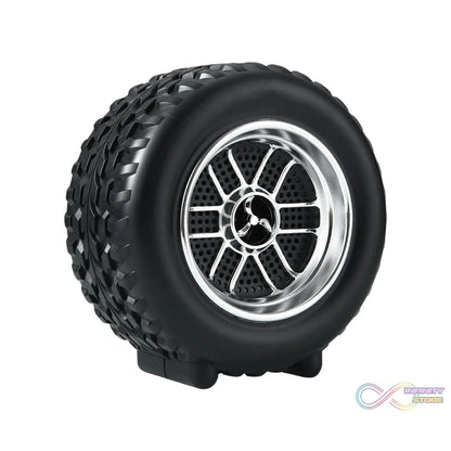 Portable Tyre / Wheel Shape Wireless Bluetooth Speaker (1 Pc) - infinityexculsivestore.com