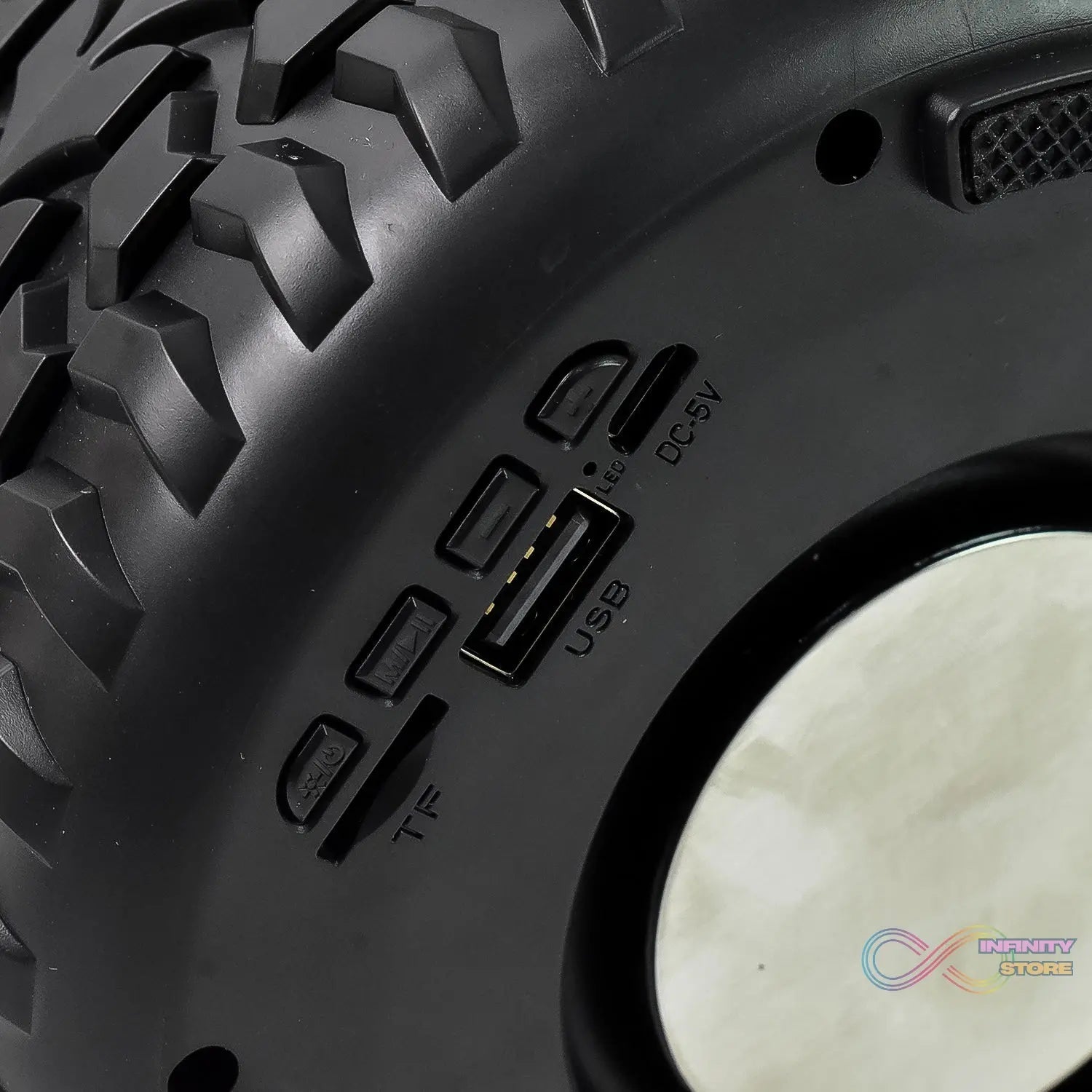 Portable Tyre / Wheel Shape Wireless Bluetooth Speaker (1 Pc) - infinityexculsivestore.com