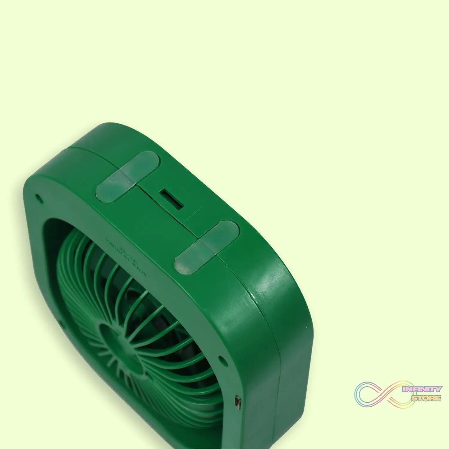 Portable USB Fan - Rechargeable, 2 - Speed 180° Rotating Quiet Personal Fan for Travel, Car, and Outdoors (Battery Not Included) - infinityexculsivestore.com
