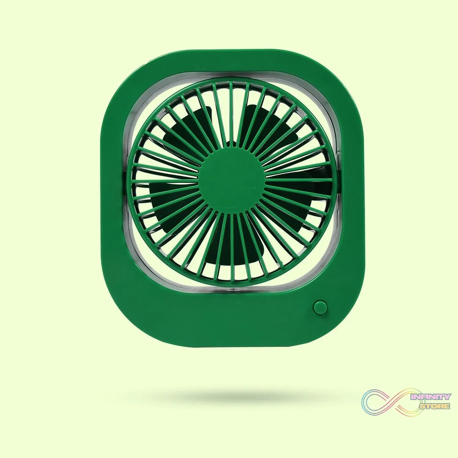 Portable USB Fan - Rechargeable, 2 - Speed 180° Rotating Quiet Personal Fan for Travel, Car, and Outdoors (Battery Not Included) - infinityexculsivestore.com