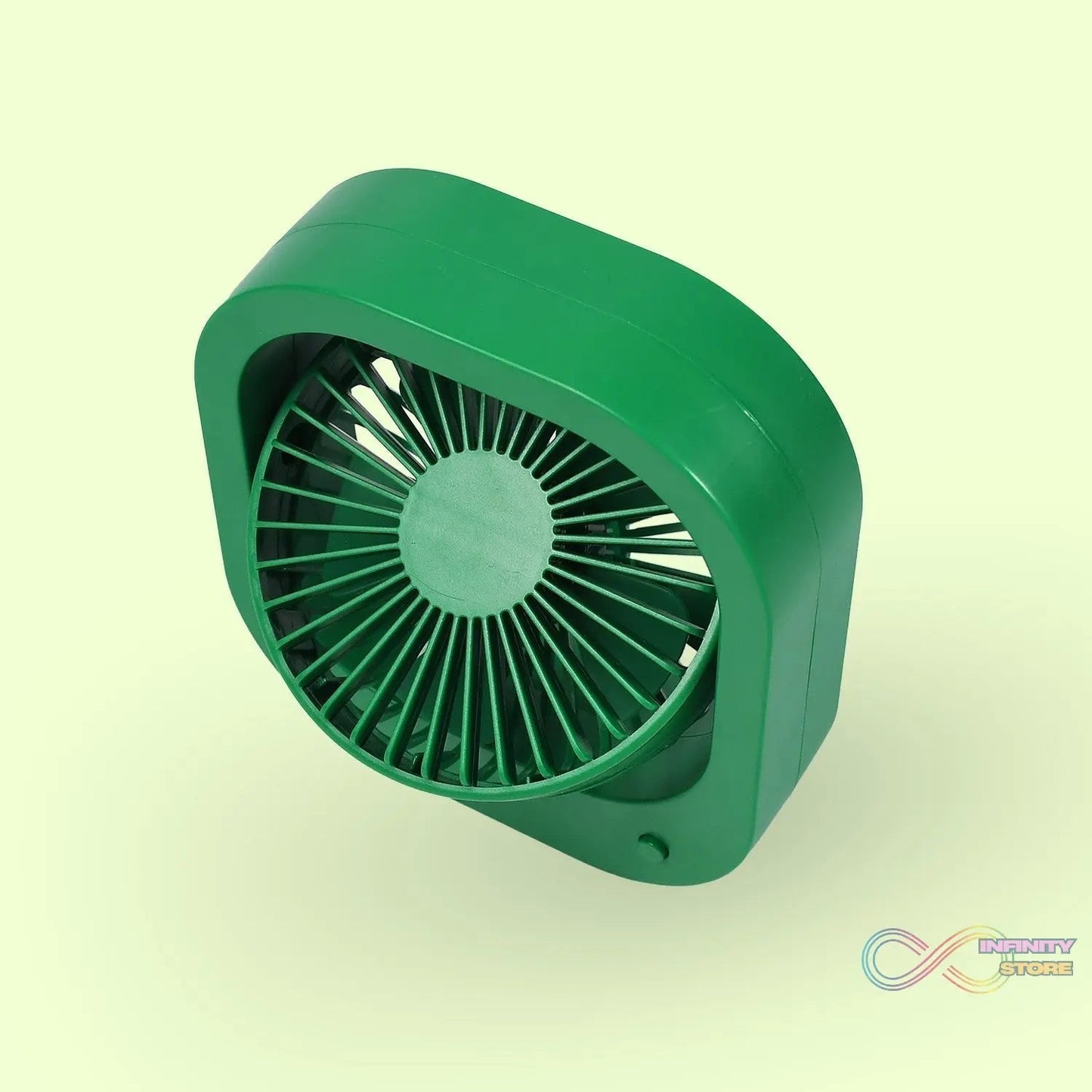 Portable USB Fan - Rechargeable, 2 - Speed 180° Rotating Quiet Personal Fan for Travel, Car, and Outdoors (Battery Not Included) - infinityexculsivestore.com