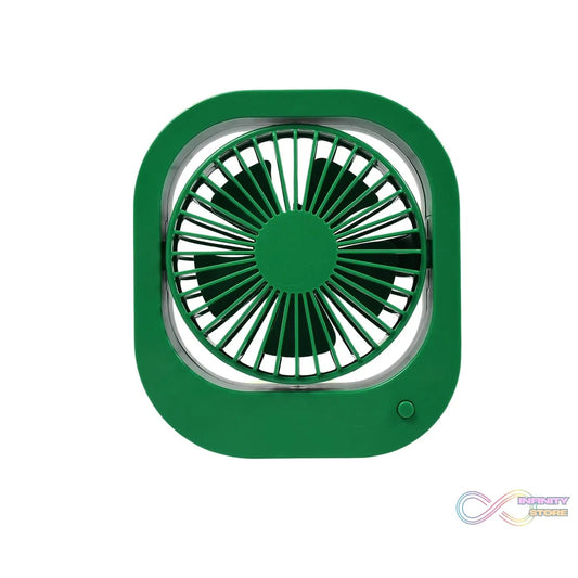 Portable USB Fan - Rechargeable, 2 - Speed 180° Rotating Quiet Personal Fan for Travel, Car, and Outdoors (Battery Not Included) - infinityexculsivestore.com