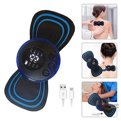 Portable USB Neck Massager Electric Neck Massager Automatic Massage Enhancer Mini Cervical Massager EMS - infinityexculsivestore.com