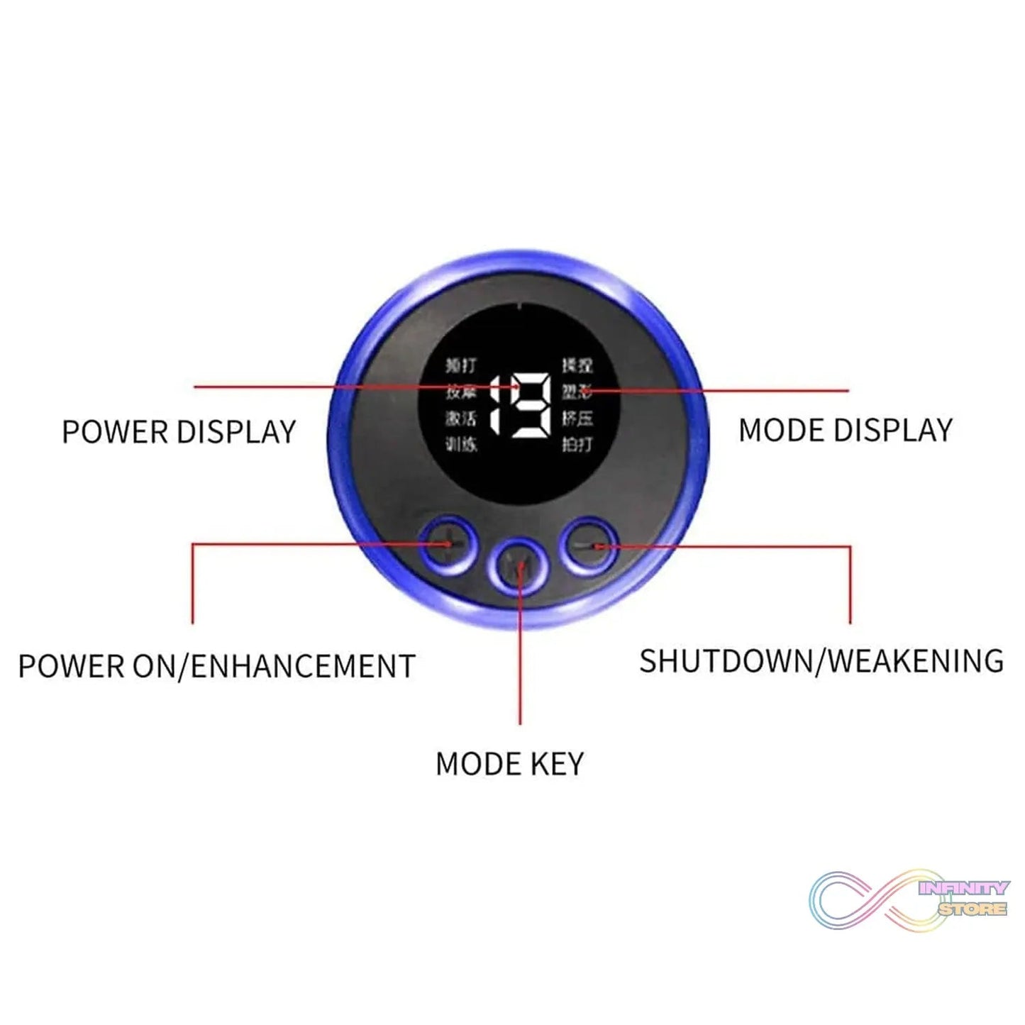 Portable USB Neck Massager Electric Neck Massager Automatic Massage Enhancer Mini Cervical Massager EMS - infinityexculsivestore.com