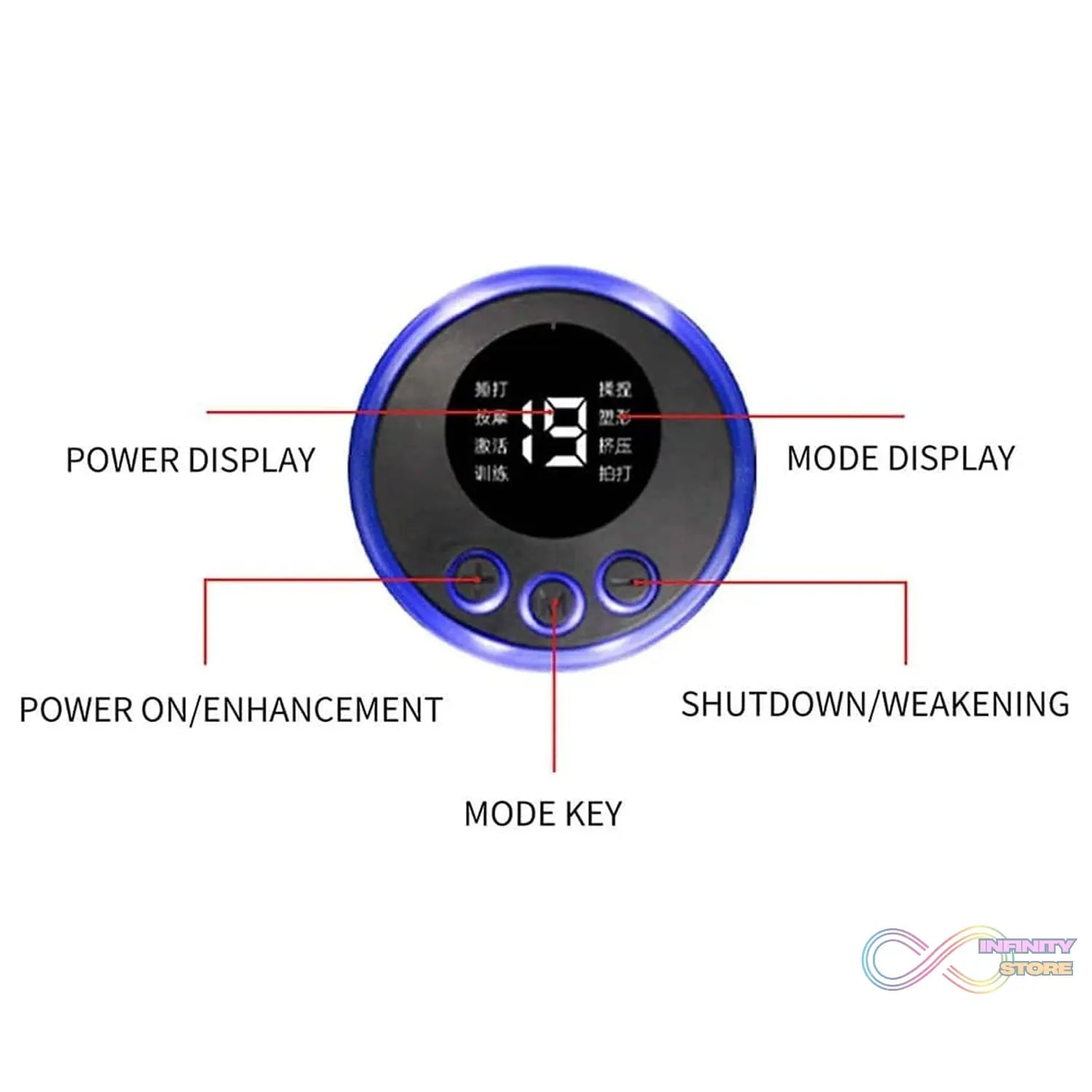 Portable USB Neck Massager Electric Neck Massager Automatic Massage Enhancer Mini Cervical Massager EMS - infinityexculsivestore.com
