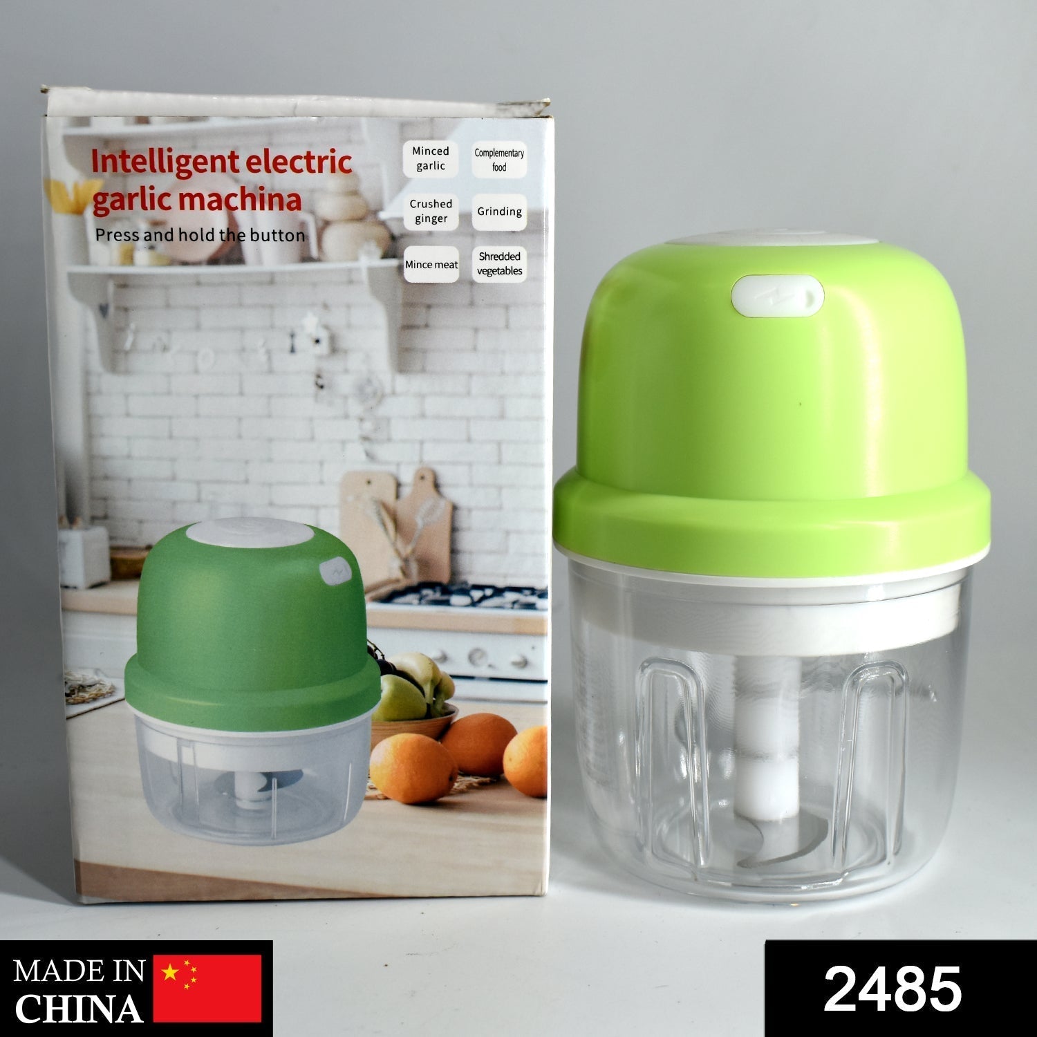 Portable USB Rechargeable Electric Chopper Fruit Vegetable Onion Chopper Garlic Chopper - infinityexculsivestore.com