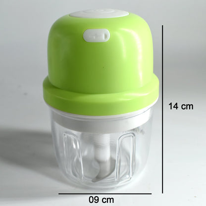 Portable USB Rechargeable Electric Chopper Fruit Vegetable Onion Chopper Garlic Chopper - infinityexculsivestore.com
