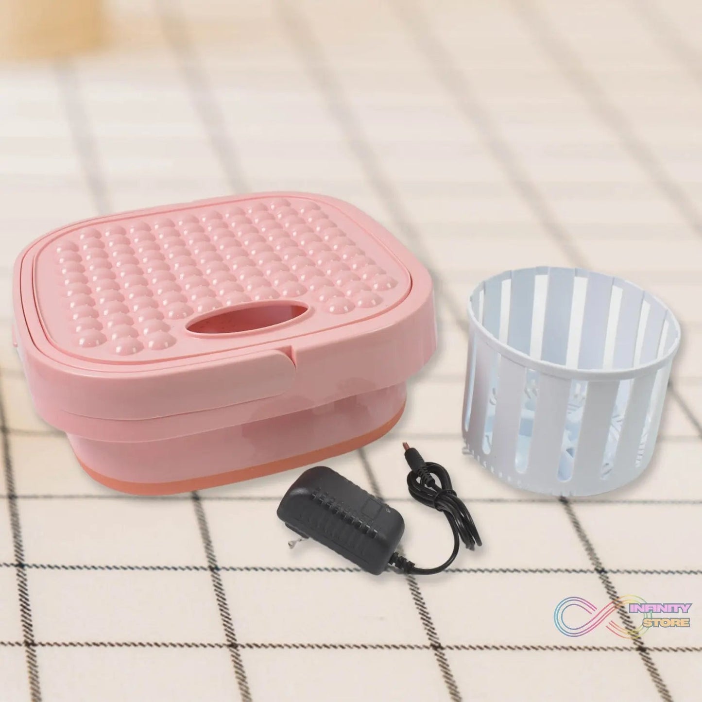 Portable Washing Machine, Foldable Washer and Dryer Combo (1 Set / Mix Color) - infinityexculsivestore.com