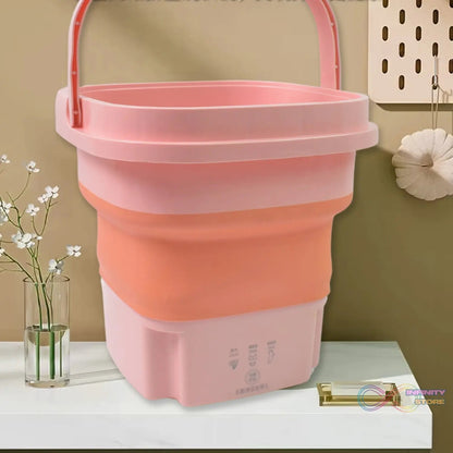 Portable Washing Machine, Foldable Washer and Dryer Combo (1 Set / Mix Color) - infinityexculsivestore.com